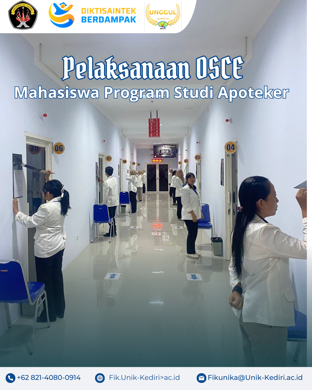 Semangat untuk Mahasiswa Program Studi Apoteker dalam Pelaksanaan OSCE
